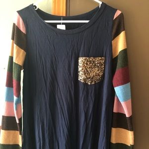 Navy blue long sleeve